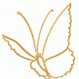 繡花 動(dòng)物 蝴蝶 色彩 單色 免費(fèi)素材