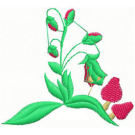 繡花 植物 花 色彩 綠色 免費素材