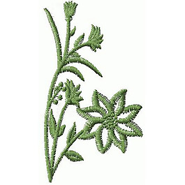 繡花 植物 花 葉子 色彩 免費(fèi)素材