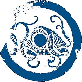印花矢量圖 色彩 青色 民族 抽象動物 免費素材