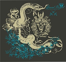 印花矢量圖 文字 英文 色彩 黑色 免費(fèi)素材