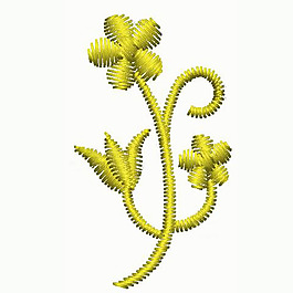 繡花 植物 花 葉子 色彩 免費(fèi)素材