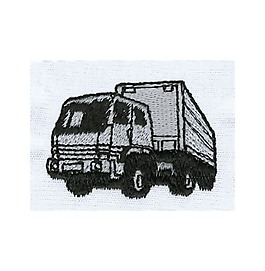 繡花 卡車 灰色 交通工具 家紡 免費素材