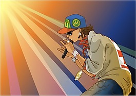 印花矢量圖 人物 男人 色彩 灰色 免費(fèi)素材