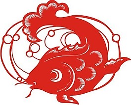 印花矢量圖 動(dòng)物 魚 色彩 紅色 免費(fèi)素材