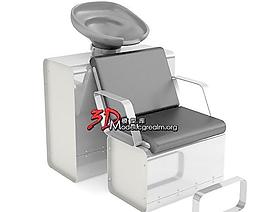 beauty parlour chair 美容院 理发店黑色躺椅 023