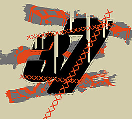 印花矢量圖 文字 數(shù)字 色彩 紅色 免費(fèi)素材