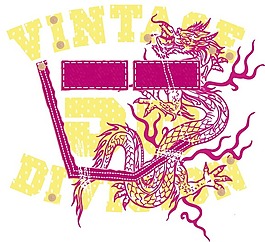 印花矢量圖 動(dòng)物 文字 英文 黃色 免費(fèi)素材
