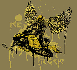 印花矢量圖 動(dòng)物 鳥類 人物 男人 免費(fèi)素材
