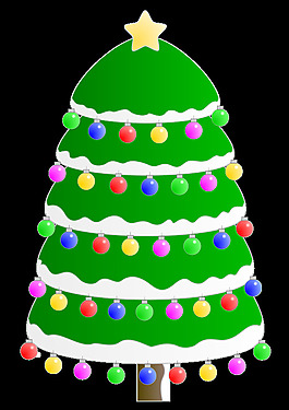 圣诞树。arbol de Navidad