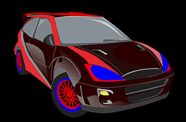 黑色的車(chē)