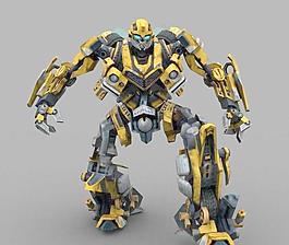 變形金剛（電影版）3D模型-Bumble_bee 大黃蜂