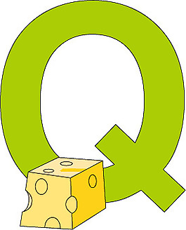 印花矢量圖 文字 英文 字母 Q 免費(fèi)素材