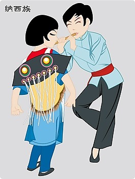 印花矢量圖 人物 男人 女人 民族 免費(fèi)素材