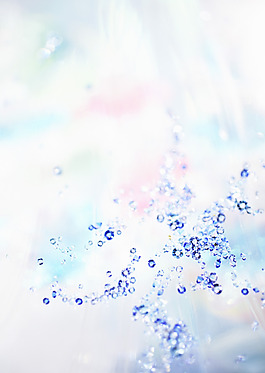 夢(mèng)幻藍(lán)色水晶背景磚石