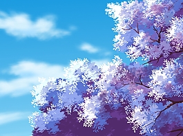 紫色大樹