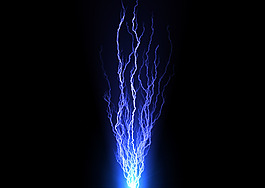 夢幻閃電背景