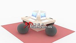 electronic table 蘋果電腦桌 展示臺 01