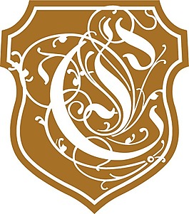 印花矢量圖 花卉 徽章標(biāo)記 歐式花紋 淺橄欖綠色 免費(fèi)素材