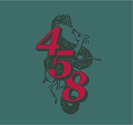 印花矢量图 英文 蛇 鹿 深绿色 免费素材