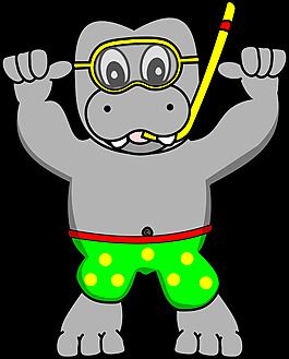 snorkelinghippo
