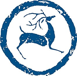 印花矢量圖 動(dòng)物 鹿 色彩 青色 免費(fèi)素材