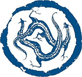 印花矢量圖 色彩 青色 民族 龍 免費素材