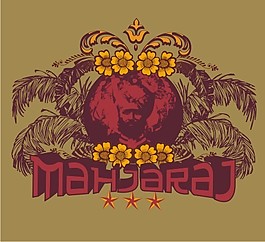 印花矢量圖 名人 阿拉伯 熱帶植物 向日葵 免費(fèi)素材