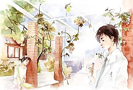 位圖 人物 白色 棕色 綠色 免費(fèi)素材