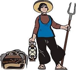 印花矢量圖 人物 女人 婦女 藍(lán)色 免費素材