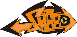 印花矢量圖 動物 抽象動物 魚 箭頭 免費素材