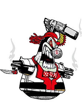 印花矢量圖 動(dòng)物 抽象動(dòng)物 色彩 黑白色 免費(fèi)素材