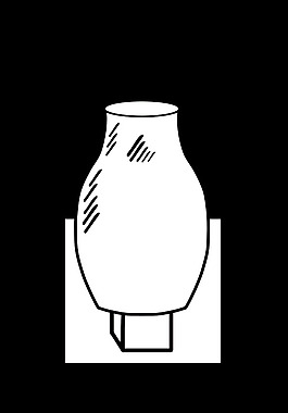 方形底座壁燈