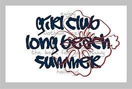 印花矢量圖 文字 英文 個(gè)性文字 色彩 免費(fèi)素材