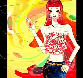 位圖 紅色 橙色 黃色 綠色 免費(fèi)素材