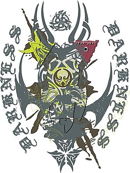 印花矢量圖 動物 抽象動物 文字 英文 免費素材