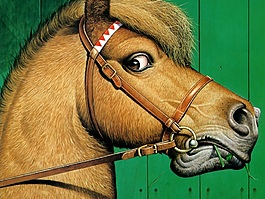 位圖 動(dòng)物 馬 綠色 棕色 免費(fèi)素材