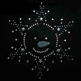 燙鉆 太陽 雪人 星星 白色 免費素材