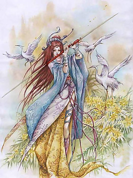 位圖 動物 人物 色彩 插畫 免費(fèi)素材