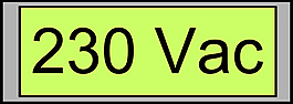 電壓230 VAC數(shù)字顯示