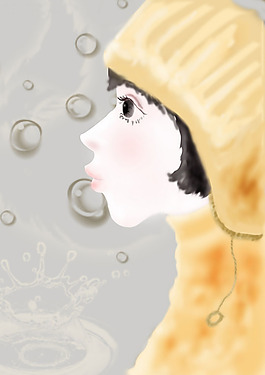 位圖 人物 女人 插畫 抽象 免費素材