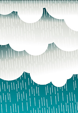 下雨的