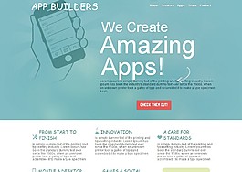 APP應用制作工作室單頁