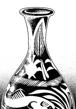 位圖 其他 花瓶 色彩 黑白色 免費(fèi)素材