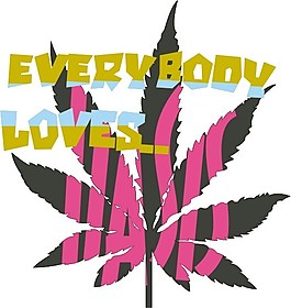 印花矢量圖 文字 色彩 英文 樹葉 免費素材