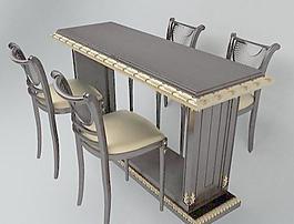 bar complect chairs table 酒吧桌椅