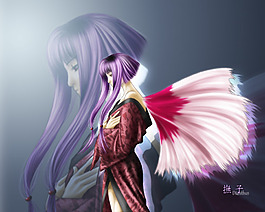 位圖 人物 少女 色彩 彩色 免費(fèi)素材