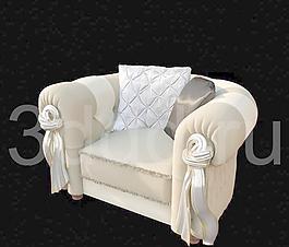 Armchair PAOLO LUCCHETTA Tiffany poltrona 漂亮的單人沙發(fā)