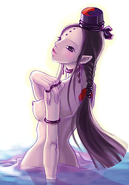 位圖 人物 女人 色彩 彩色 免費(fèi)素材