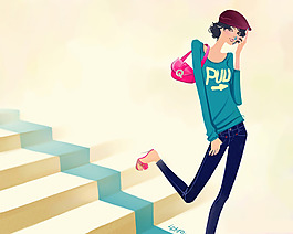 位圖 人物 女人 色彩 黃色 免費(fèi)素材